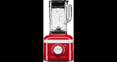 KitchenAid Blender 5KSB4026ECA - Artisan - Glazen kan van 1,4 L - 1200W - Smoothie maker - Rood