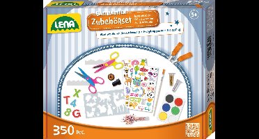 Lena knutselkoffer accessoires set - creatieve speelgoedset voor kinderen.