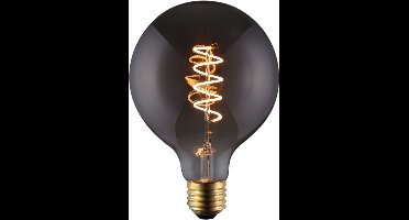LED Filament Globe lamp smoked | 125mm | 6 Watt | 3-STEP dimbaar | 2200K - Extra warm wit