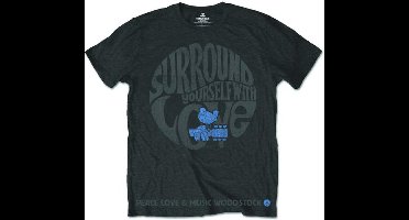 Woodstock - Surround Yourself Heren T-shirt - M - Grijs