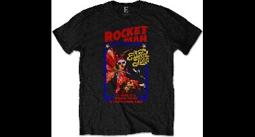 Elton John - Rocketman Feather Suit Heren T-shirt - XXL - Zwart