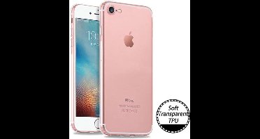 DrPhone iOS Smartphone 7+ Plus / iPhone 8+ Plus TPU Hoesje - Transparant Ultra Dun Premium Soft-Gel Case - Official DrPhone