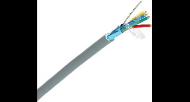 Dynamic signaalkabel afgeschermd Y(st)Y 1x4x0.8mm² Dca-s2,d0,a3 grijs per rol 100 meter