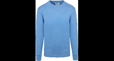King Essentials The George Sweater Mid Blauw - Maat L - Heren - Sweaters