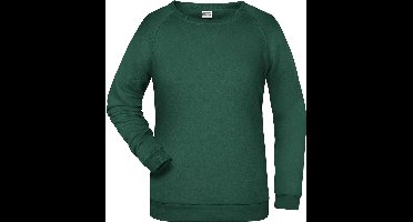 James And Nicholson Dames/dames Basic Sweatshirt (Donkergroen)