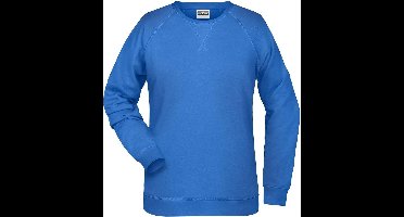 James and Nicholson Dames/dames Raglan Sweatshirt met lange mouwen (Kobalt)