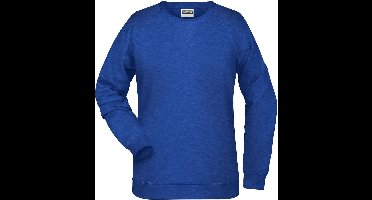 James and Nicholson Dames/dames Raglan Sweatshirt met lange mouwen (Inktmelange)