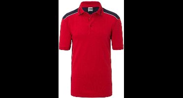 James and Nicholson Heren Werkkleding niveau 2 Polo (Rood/Zwaar)