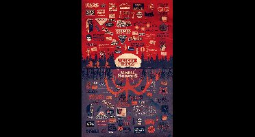 GBeye Poster - Hole In The Wall Stranger Things Maxi - 91.5 X 61 Cm - Multicolor