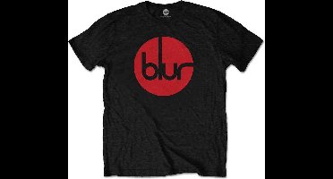 Blur - Circle Logo Heren T-shirt - L - Zwart