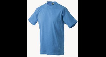 James and Nicholson - Unisex Medium T-Shirt met Ronde Hals (Aqua Blauw)