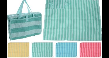 Strandmat PP 200x150 cm blauw