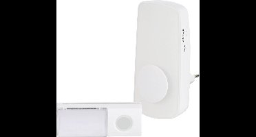 Draadloze deurbel Complete set Met flitslicht, Met naambord Heidemann 70827 HX Ocean 230 V