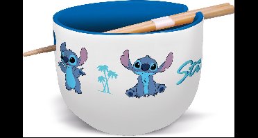 Lilo & Stitch Stitch - Ramenkom met eetstokjes Unisex Dienbladen - meerkleurig - Standard
