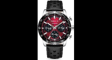 Cerruti 1881 CIWGF0007602 - Horloge - Leer - Zwart - 44 mm