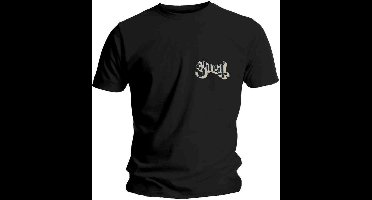 Ghost - Pocket Logo Heren Tshirt - XL - Zwart