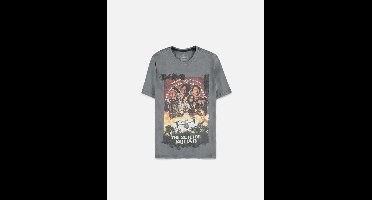 DC Comics Suicide Squad - Acid Wash Heren T-shirt - M - Grijs