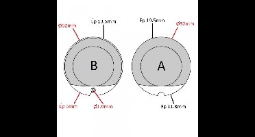 Remblokken origineel voor Motor Honda 400 CB four 1975 tot 1979 vooraan / 45105-325-023 / 45106-323-013 / 45106-390-305 Nieuw