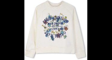 Zadig & Voltaire X60537 Sweatshirt Beige 10 Years Meisje