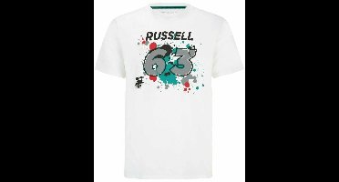 T-shirt Mercedes Heren F1 Fw George #63 T-shirt Wit Wit 2xl - L