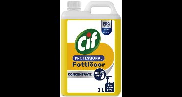 Cif Professional vetoplosser concentraat, zure reiniger, 2 liter