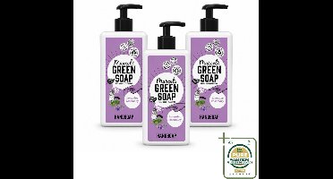 3 x Marcel's Green Soap - Handzeep - Lavender & Rozemarijn - Voor dagelijks gebruik - 500 ml - Wasstrips - Handzeep Lavendel En Rozemarijn - Natuurlijke Handzeep - Geur Handzeep - Handwas - Gezond Handwas