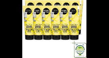 12 x Organic Shop - Ylang-Ylang & Buriti Hand & Nail Cream - Verzachtend en Herstellend - 75 ml - Grootverpakking - Vaatwasstrips - Handcrème - Nagelcrème - Ylang-ylang - Buriti Olie - Natuurlijke Handverzorging