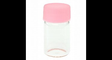 Glazen Flesje met Plastic Dop 20x40mm - 8ml - Per Stuk