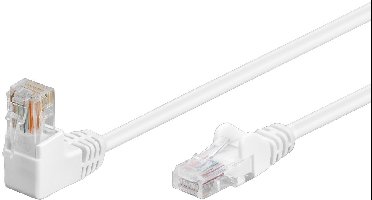CAT5E Netwerkkabel - RJ45 - wit - 5 m