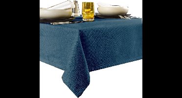 De Witte Lietaer Tafellaken Gibson 145x260 Cm Polyester Turks Blauw
