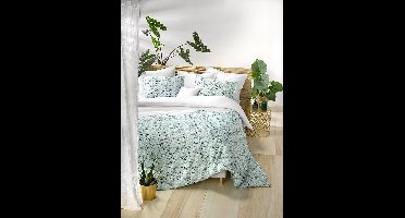 De Witte Lietaer Waterfall - Dekbedovertrek - Lits-jumeaux - 240x200/220 cm + 2 kussenslopen 60x70 cm - Ceramic