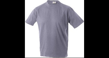 James and Nicholson Unisex Zware Ronde Tee (Lila)