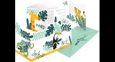 RIETHMULLER - 24-delige Schrijfset Get Wild Safari Jungledieren