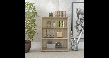 Giga Living Boekenkast Prima - Naturel - 90x45x110cm