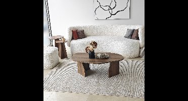 Skye Decor, Salontafel, Nova - Walnut, Gemelamineerde spaanplaat, Walnoot, 100 x 60 x 35 cm