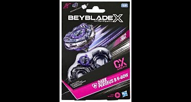 Beyblade X, startpakket Dark Perseus B 6-80W CX met verdedigingsspinner en lanceerinrichting, vanaf 8 jaar