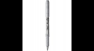 BIC Permanent Marker Srebrny - Sneldrogend & Veelzijdig