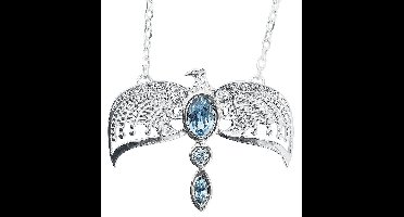 The Carat Shop - Harry Potter Zilveren Rowena Ravenklauw Diadeem Ketting met Kristallen