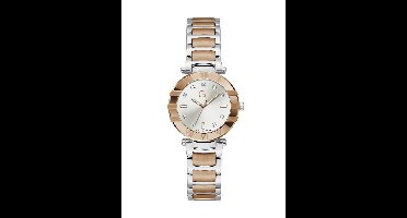 Gc Gc Cruise Kwarts Analoog Horloge Zilverkleurig En Roségoudkleurig Kast: 100% Roestvrij Staal | Armband: 100% Roestvrij Staal 32 Z03001L1MF