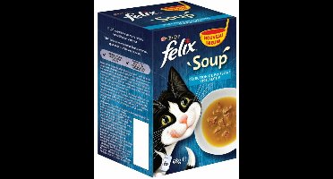 Felix Soup Vis Selectie 6 x 48 gr