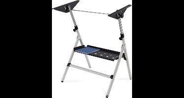 Rocada Verstelbare tekentafel - schrijftafel - werktafel met legplank - Blad 65x90 cm