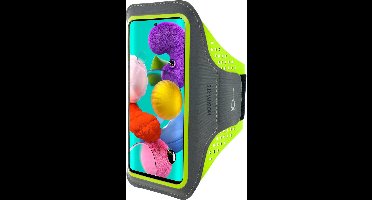 Hardloop Sportarmband geschikt voor Samsung Galaxy A51 - Groen - Mobiparts