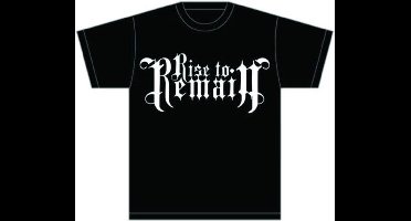 Rise to Remain - Logo Heren T-shirt - M - Zwart