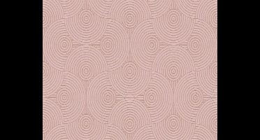 FANTASIE CIRKEL BEHANG - Roze Rood Goud Metallic - AS Creation Esprit 13