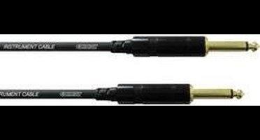 Cordial CCI 3 PP - Instrumentkabel - Jack Recht naar Jack Recht - 3 Meter - Zwart - REAN Vergulde Contacten - Handgesoldeerd