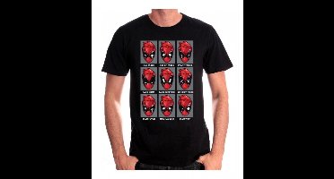 Deadpool Tacos Heads Heren T-shirt - zwart - S