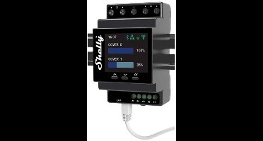 Shelly Pro Dual Cover Pm Din-Railcontroller Voor Smart Home