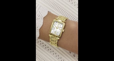 Gc Gc Plaza Mini Small Size Metal Analoog Quartzhorloge Goudkleurig Kast Gemaakt Van 100% Roestvrij Staal En Een Armband Van 100% Roestvrij Staal 21 mm Z71001L1, Z71002L1, Z71005L3