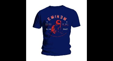 Eminem - Detroit Portrait Heren T-shirt - XL - Blauw