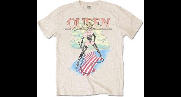 Queen - Mistress Heren T-shirt - XL - Creme
